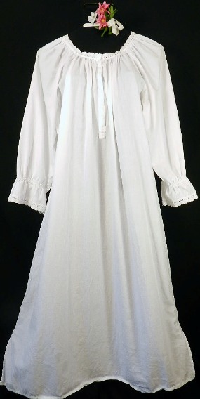 319-4  Peasant Gown 3/4 Length Sleeves