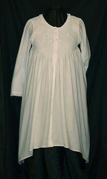 old fashioned white cotton nightgowns