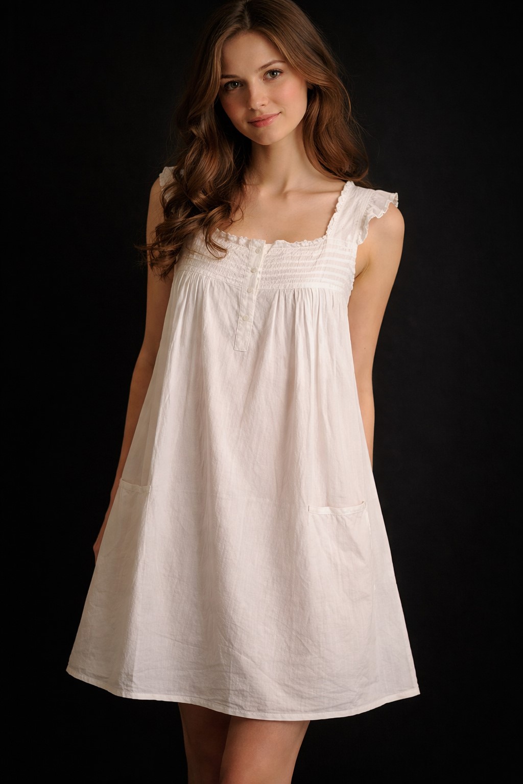 1291-38  Pintuck Short