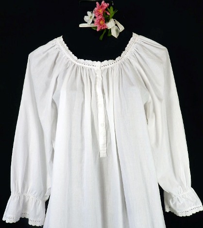 3194 Peasant Gown 3/4 Length Sleeves